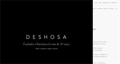 Desktop Screenshot of deshosa.com