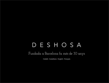 Tablet Screenshot of deshosa.com